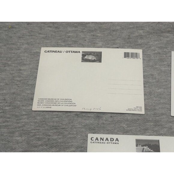 Canadian Museum of Civilization Hardpaper Lot Of Three Postcard - Picture 6 of 7